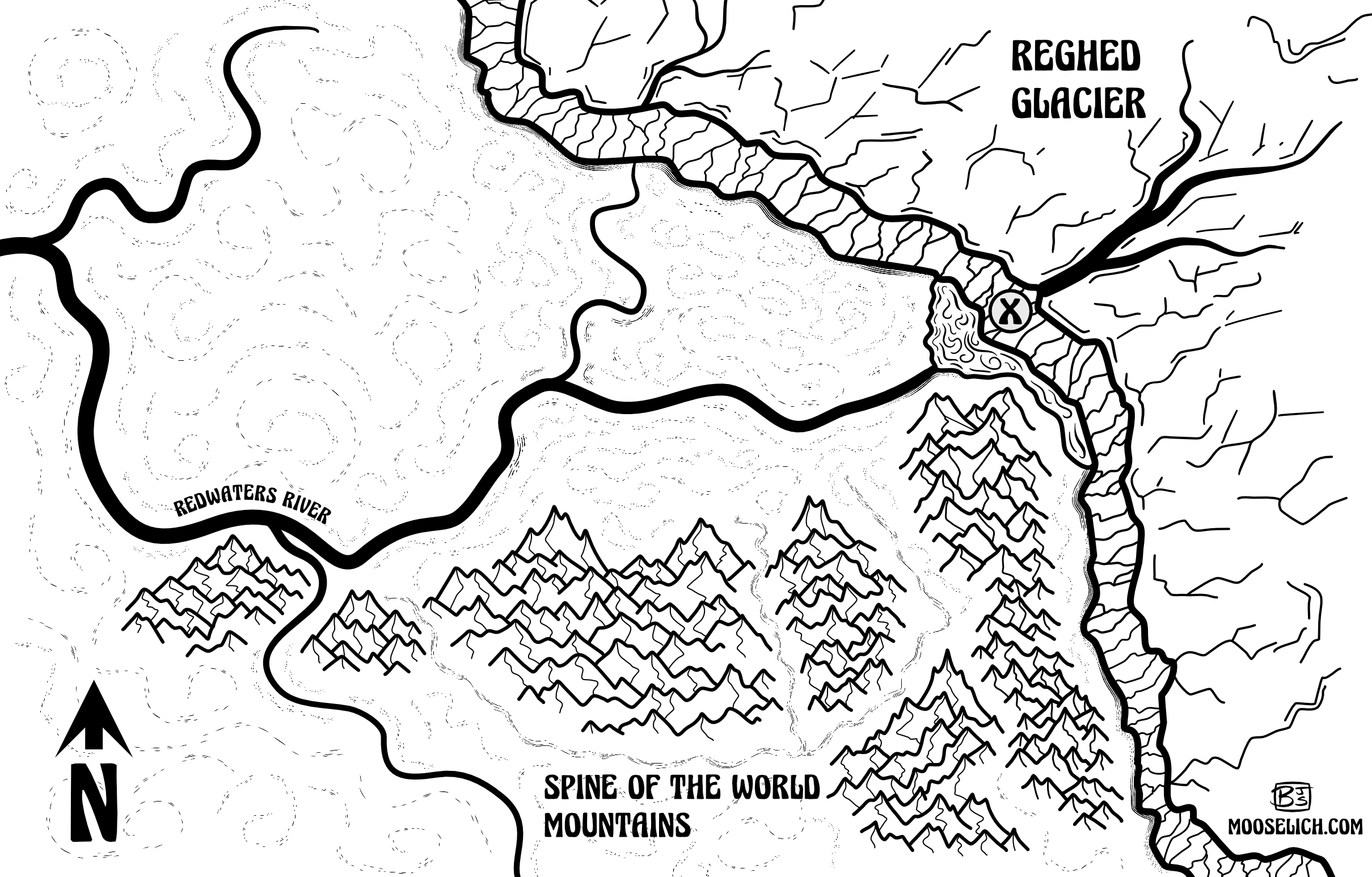 Tolben's map to the laboratory of Damien Morienus